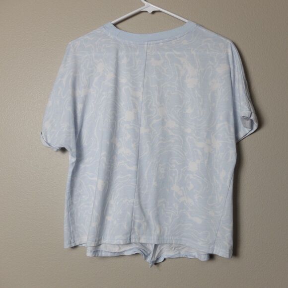 Champion Blue Tie-Front Active Shirt Size Medium - Picture 9 of 9